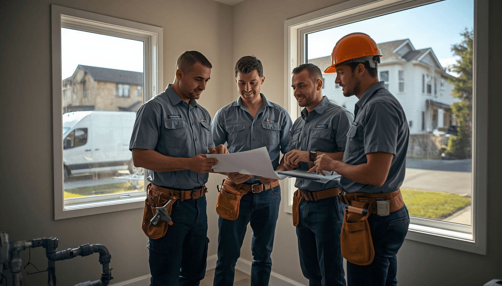 Plumbing at work in Longview